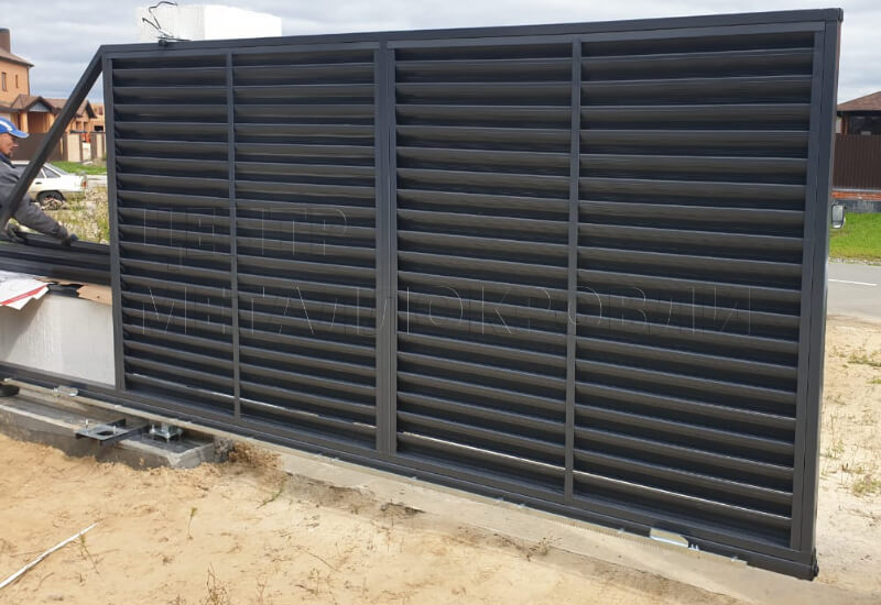 Забор-жалюзи в Костанае фотография